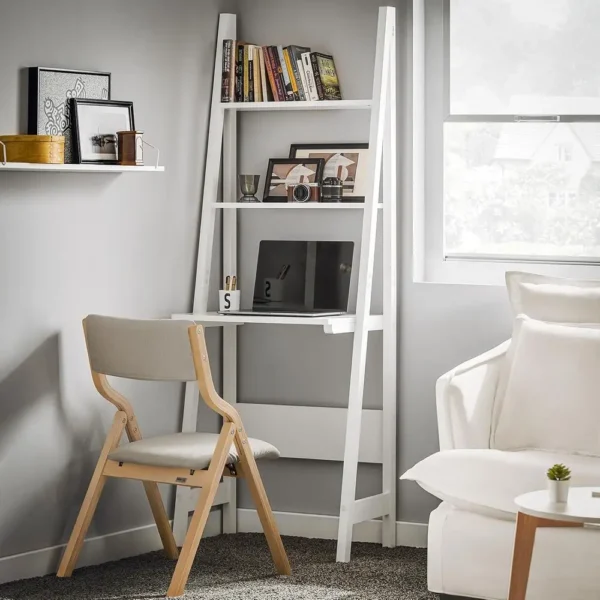 Ladder Desk with Shelves
